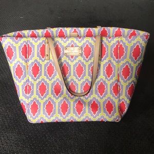 Kate Spade patterned tote